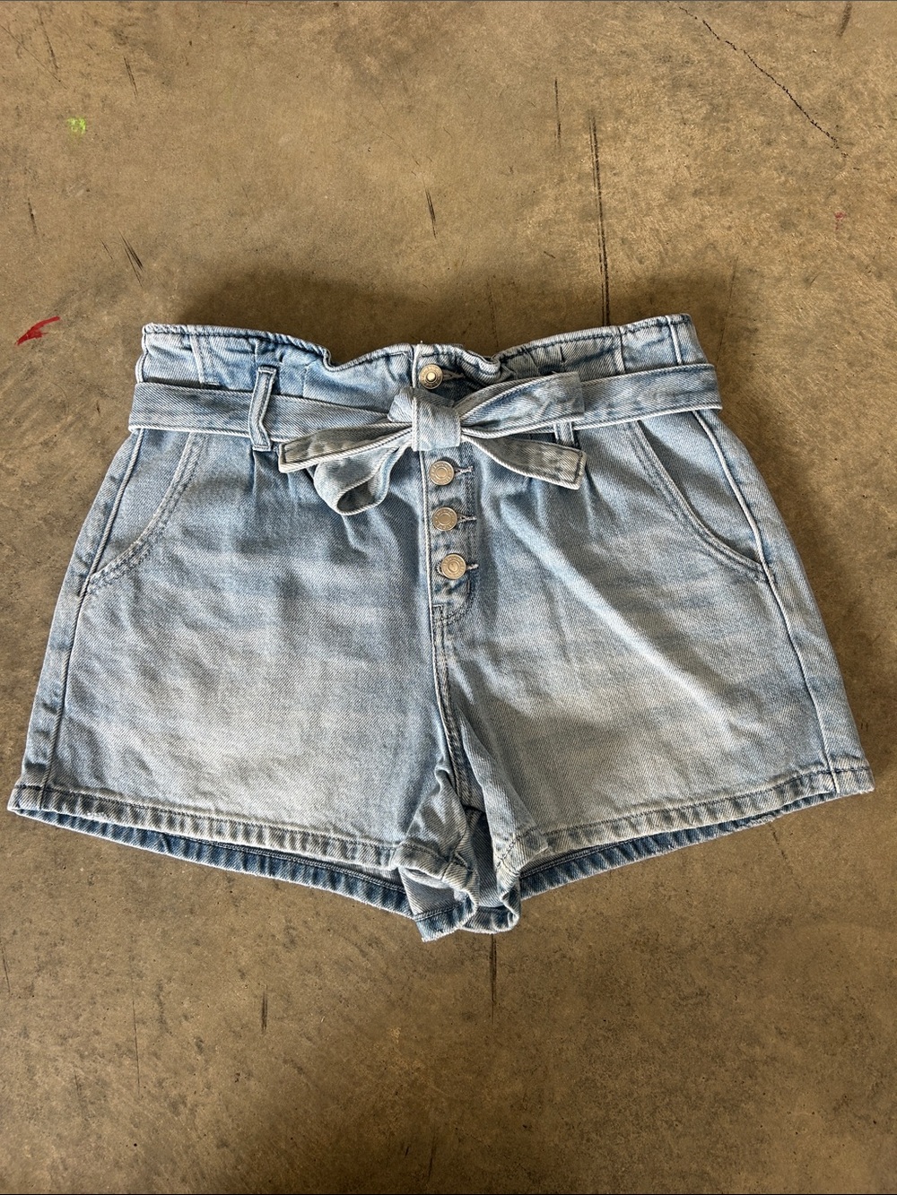 American Eagle Outfitters, Aeropostale, & ThCreasa Blue Jean Distressed Shorts - Picture 6 of 13